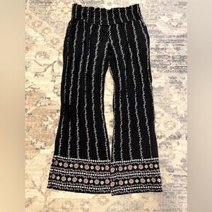 Floral bohemian pants